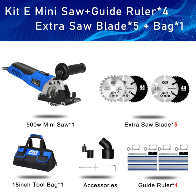 120V/230V Minisirkelsag 500W