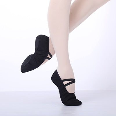 Ballet Shoes Canvas Soft Sole Dance Slippers