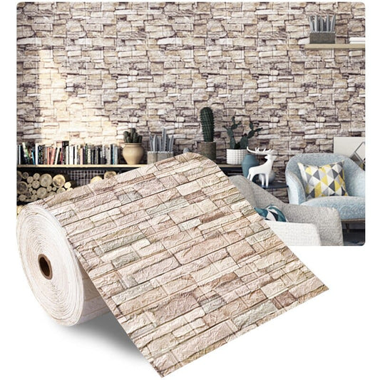 3D Self-Adhesive Wallpaper 70cm*1m Waterproof