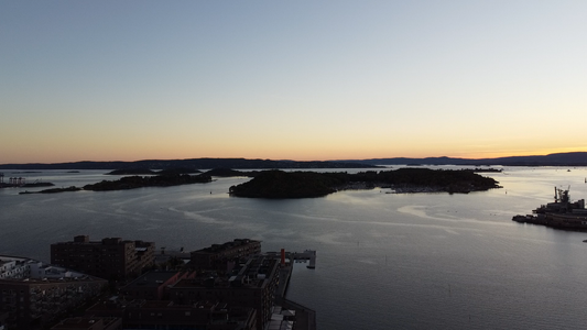 Sunset Ocean Sea Island