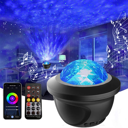 LED Galaxy Projector With Built in Bluetooth Speaker