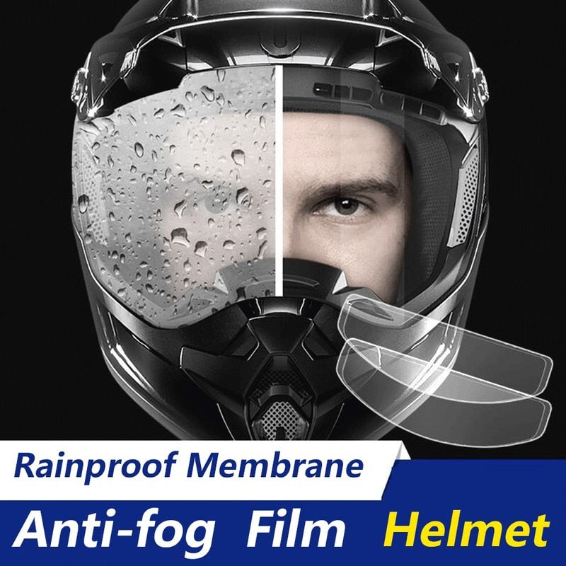 Motorsykkelhjelm Regntett antiduggfilm