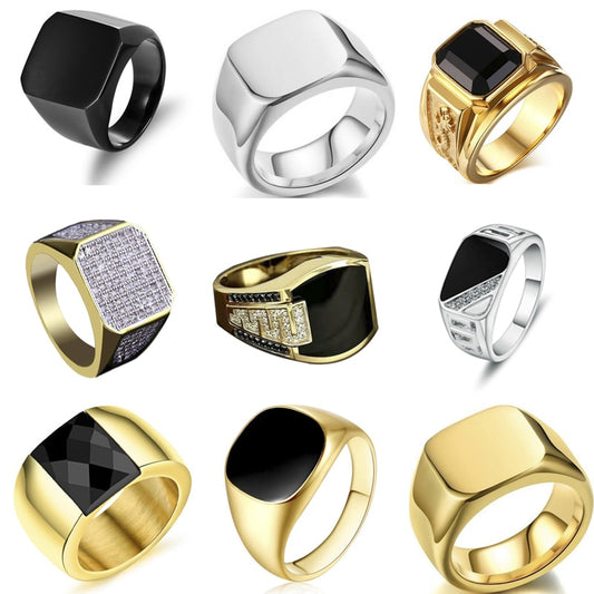 Metal Glossy Rings