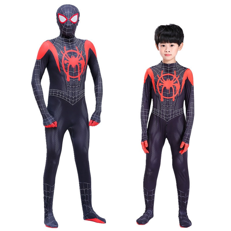 Spiderman Cosplay kostymedress for barn