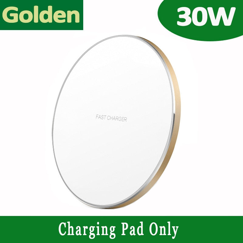 30W Fast Wireless Charger Pad