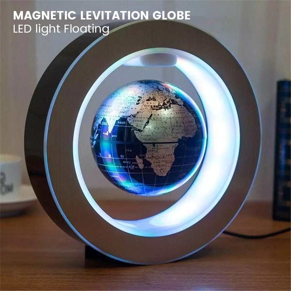 Leviterende lampe | Magnetisk levitasjonsklode LED roterende globe