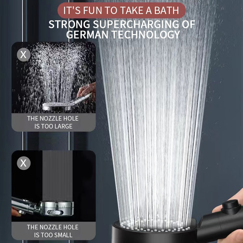 6 Modes Shower Head