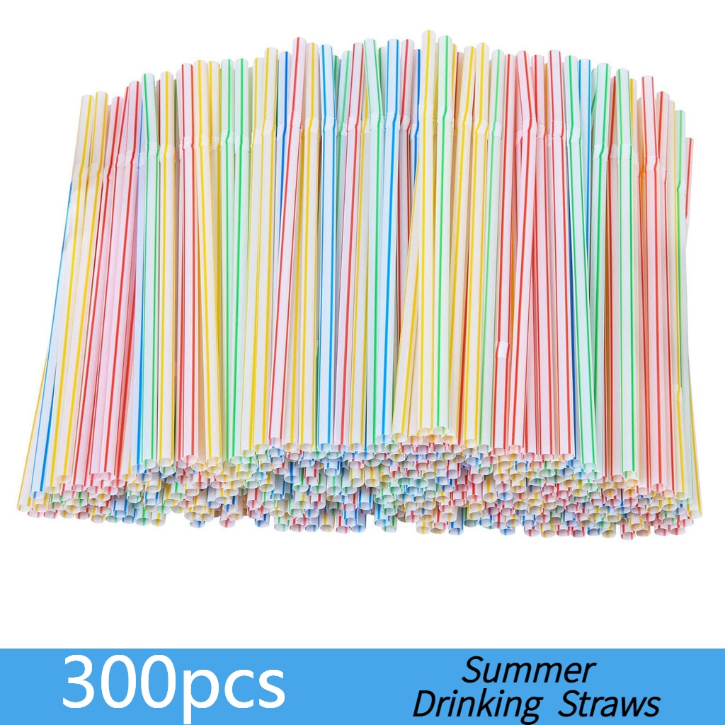 100-1500 Pcs Plastic Straws