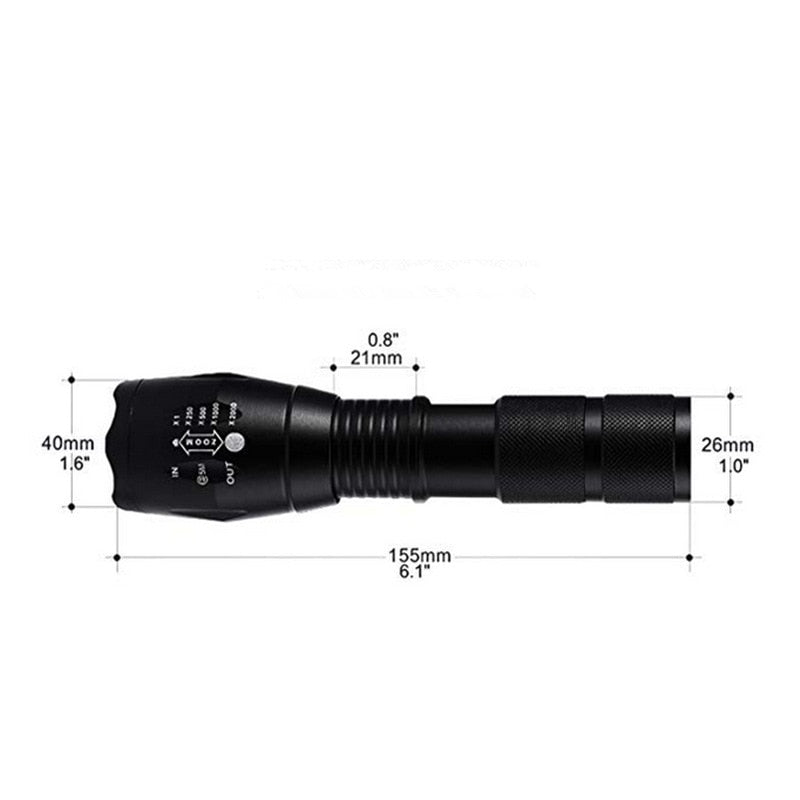 Mini Rechargeable LED Flashlight A100