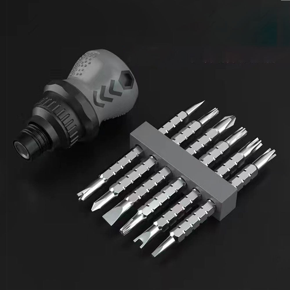 Mini Ratchet Screwdriver Set Magnetic Batch Head