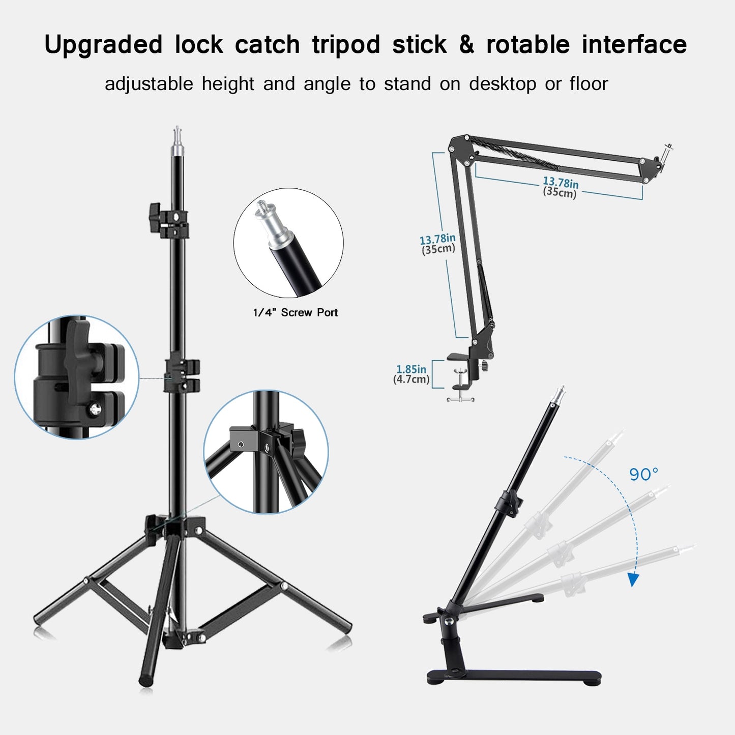 LED Fill Lamp Video Light Panel Bi-color 2700k-5700k