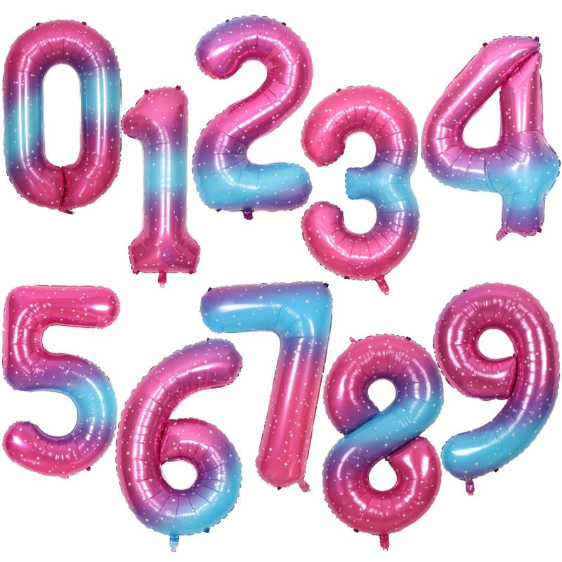 40Inch Birthday Balloons Helium Numbers