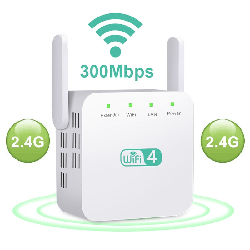 Trådløs 5 Ghz WiFi Repeater Extender 1200Mbps forsterker 300Mbps Signal Booster 2.4G