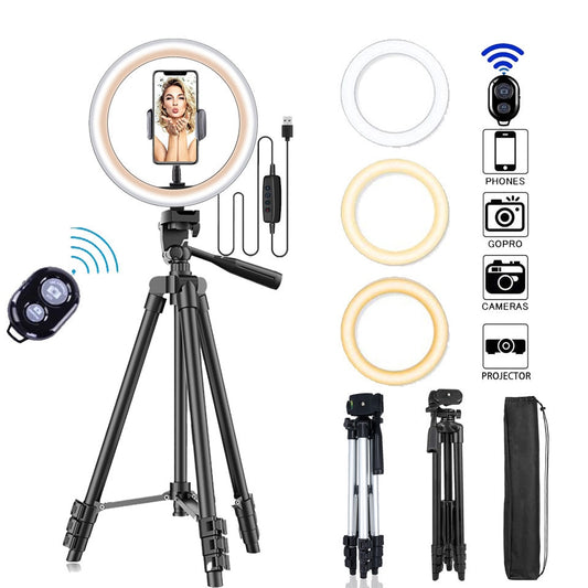 Ringlight Stand Tripod With Remote Control