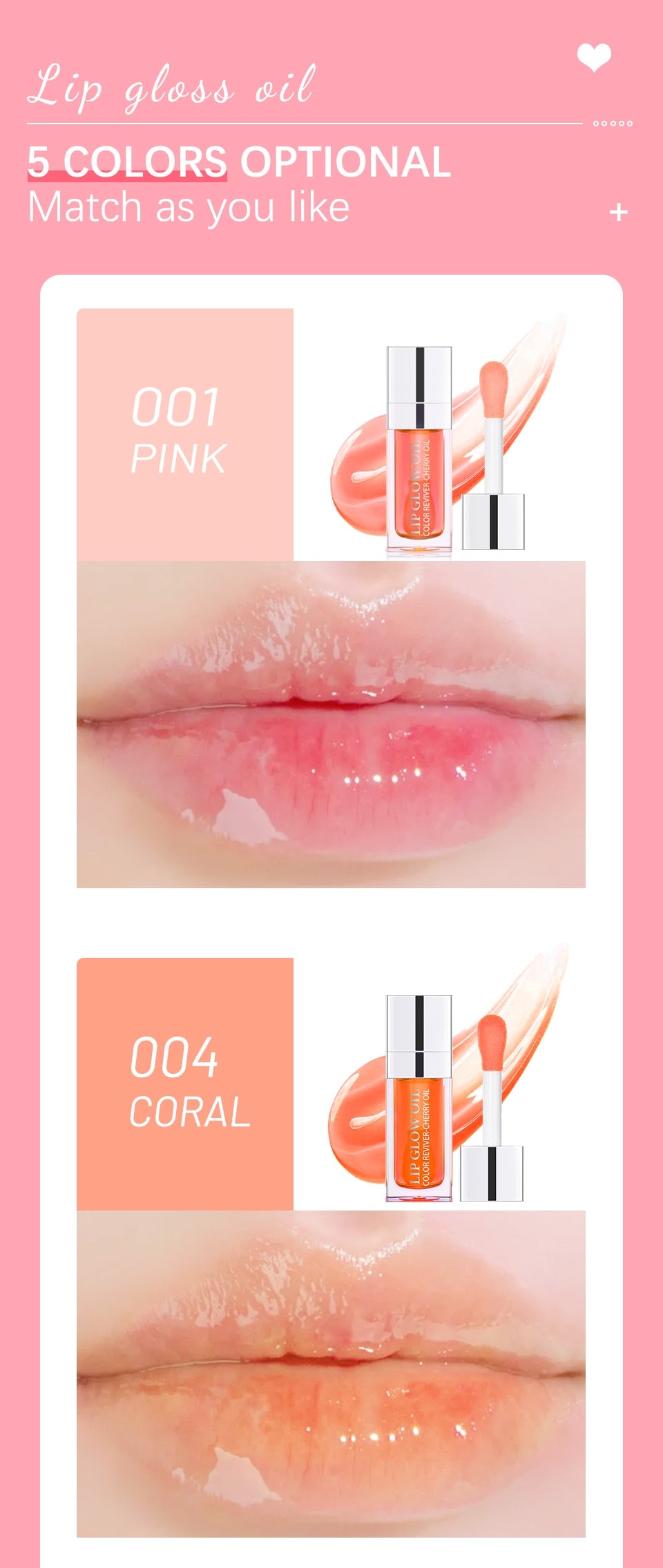 Lip Gloss Glow Moisture 6ml 1 Piece