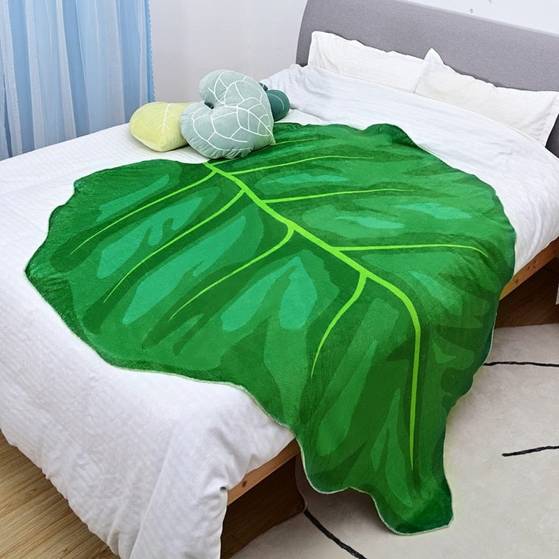 Super Soft Giant Leaf Blanket