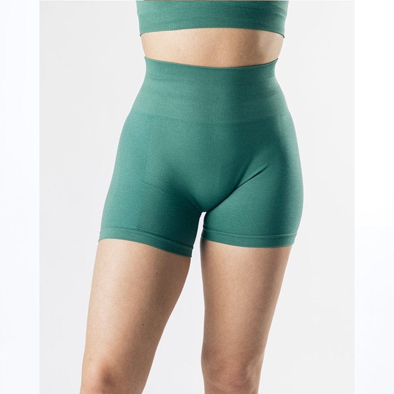 Høy midje Push Up Elastisitet Pustende Scrunch Butt Sports Shorts