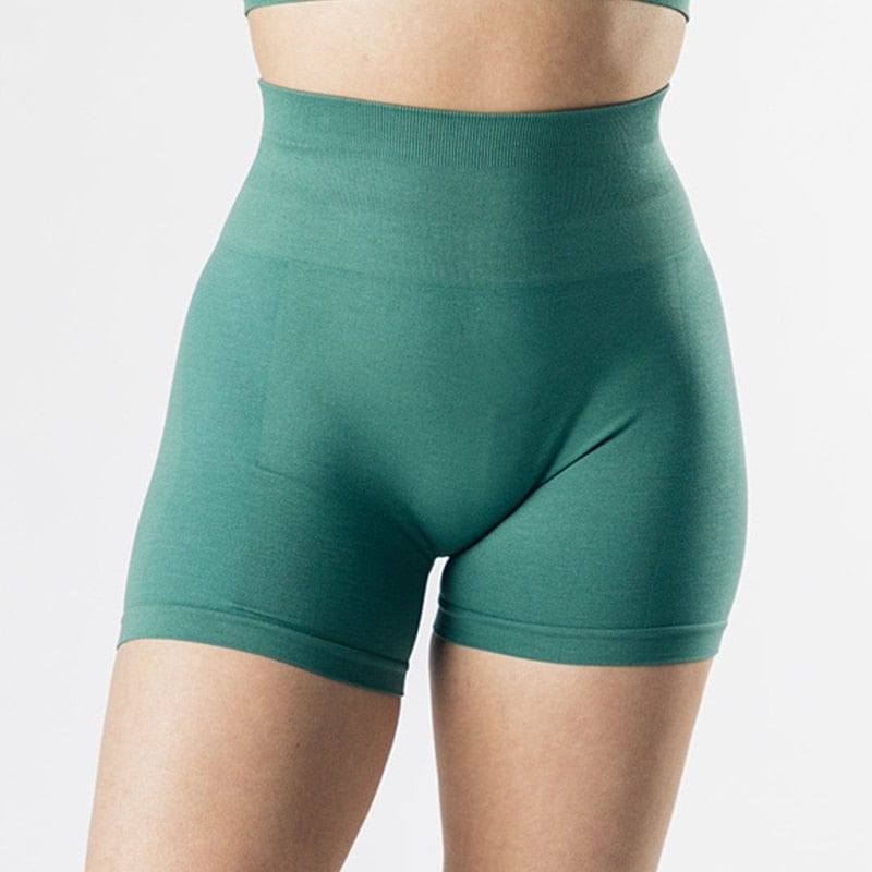 Høy midje Push Up Elastisitet Pustende Scrunch Butt Sports Shorts