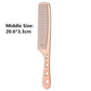 Space Aluminuml Hair Comb Pro Hairdressing Combs расческа для волос Hair Cutting Dying Hair Brush Barber Tools Salon Accessaries