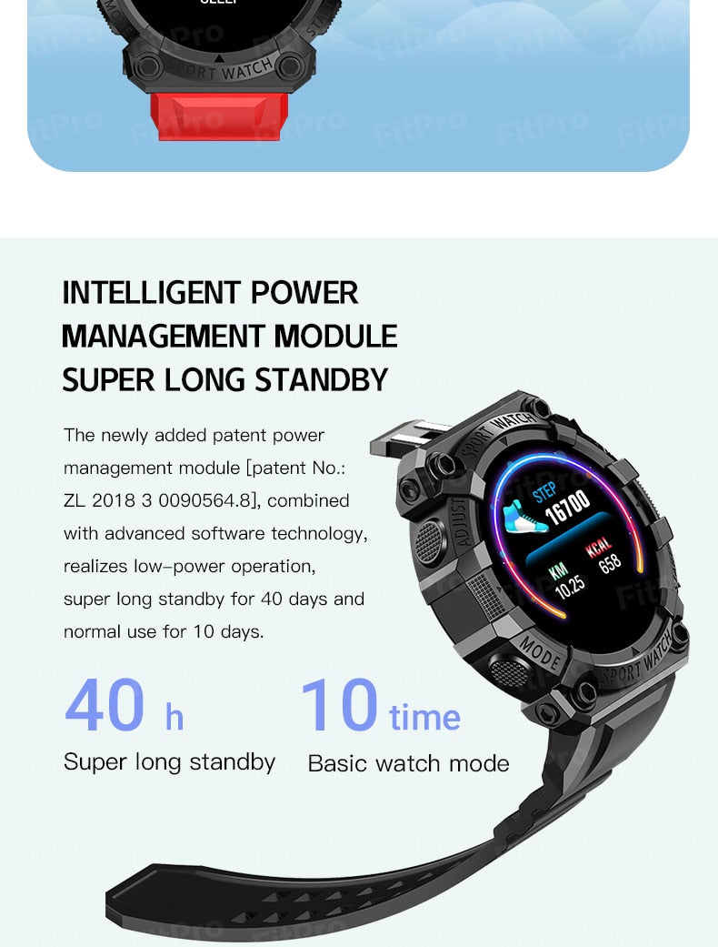 Vanntett Bluetooth Smartwatch Touch for IOS Android