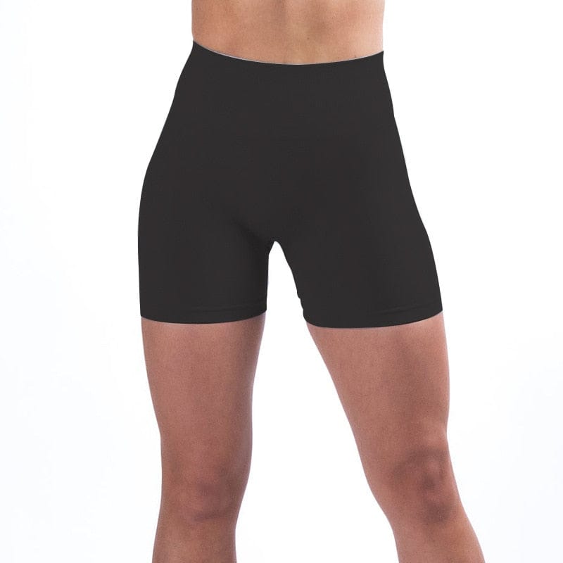 Høy midje Push Up Elastisitet Pustende Scrunch Butt Sports Shorts