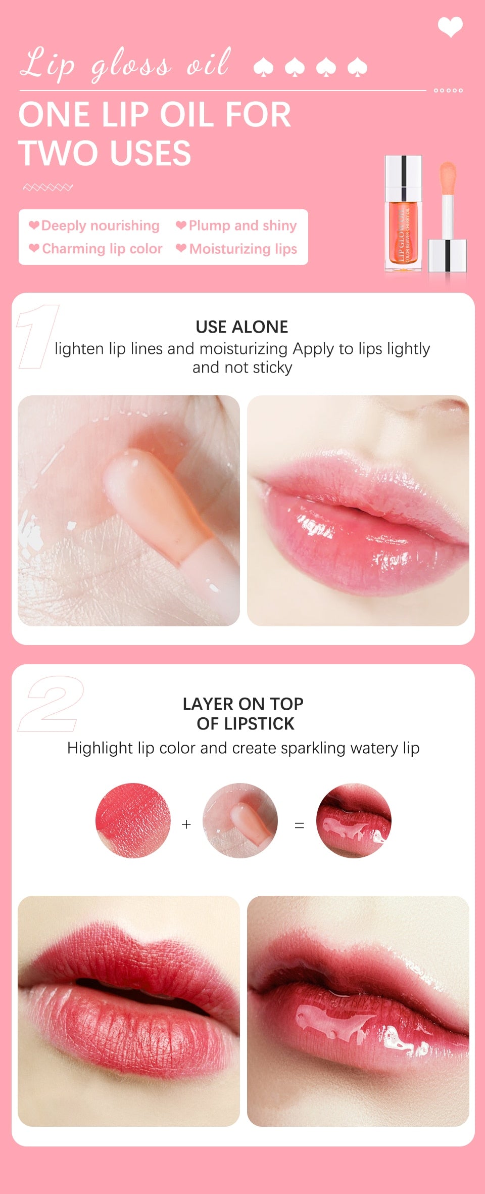 Lip Gloss Glow Moisture 6ml 1 Piece