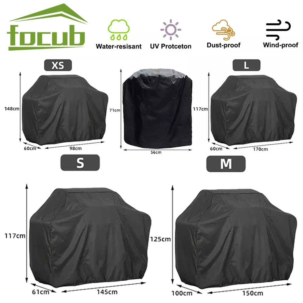 BBQ Grill Barbeque Cover Anti-Dust Waterproof