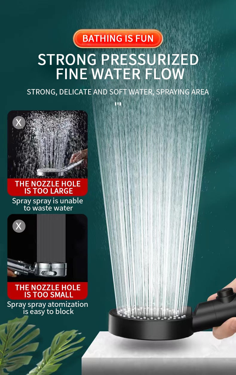 6 Modes Shower Head