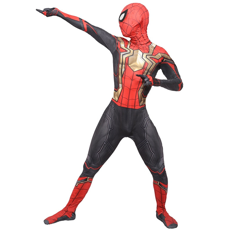 Spiderman Cosplay kostymedress for barn