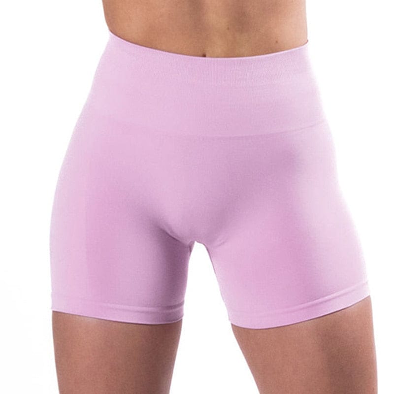 Høy midje Push Up Elastisitet Pustende Scrunch Butt Sports Shorts