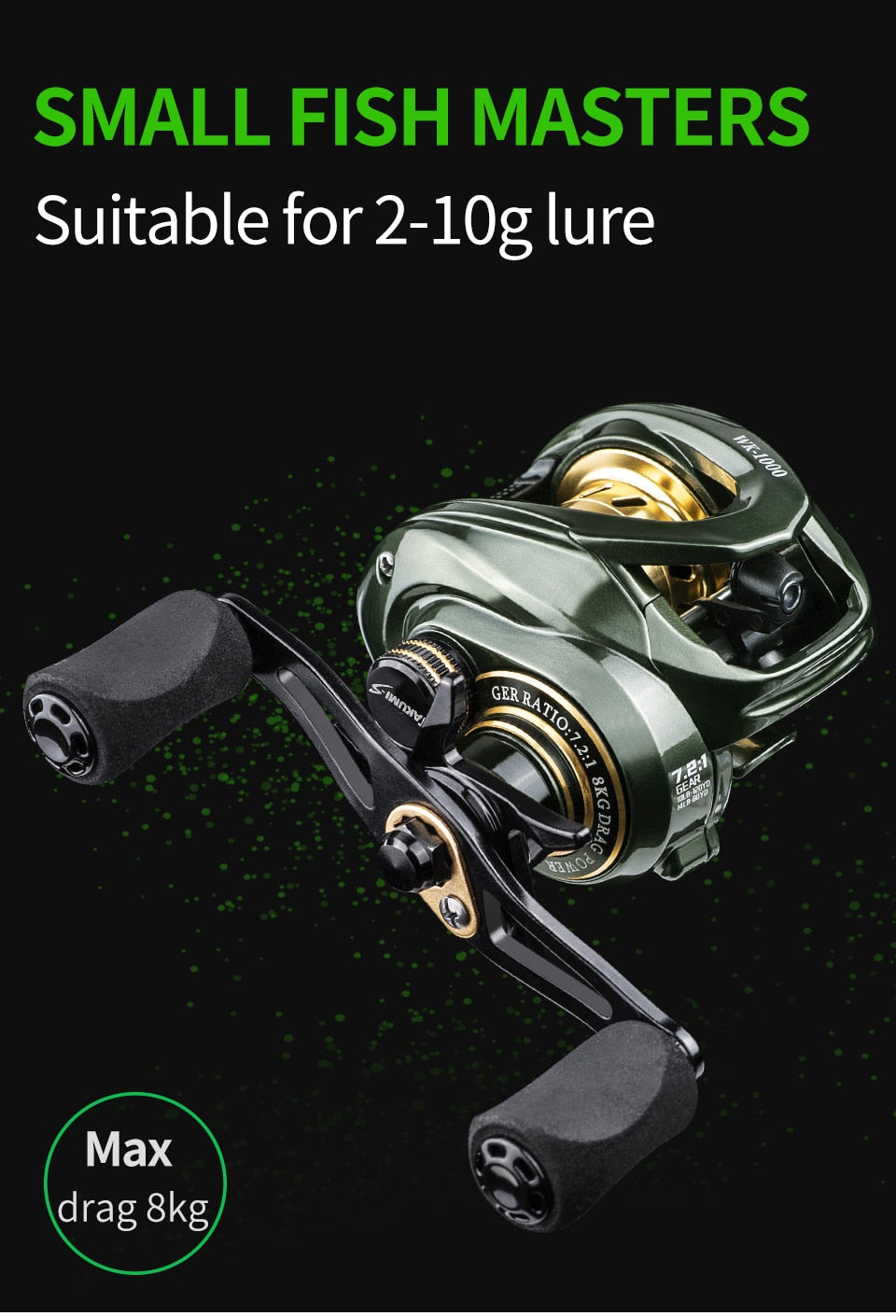 Baitcasting Reel 7.2:1