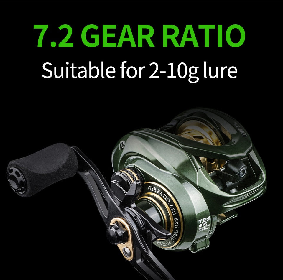 Baitcasting Reel 7.2:1