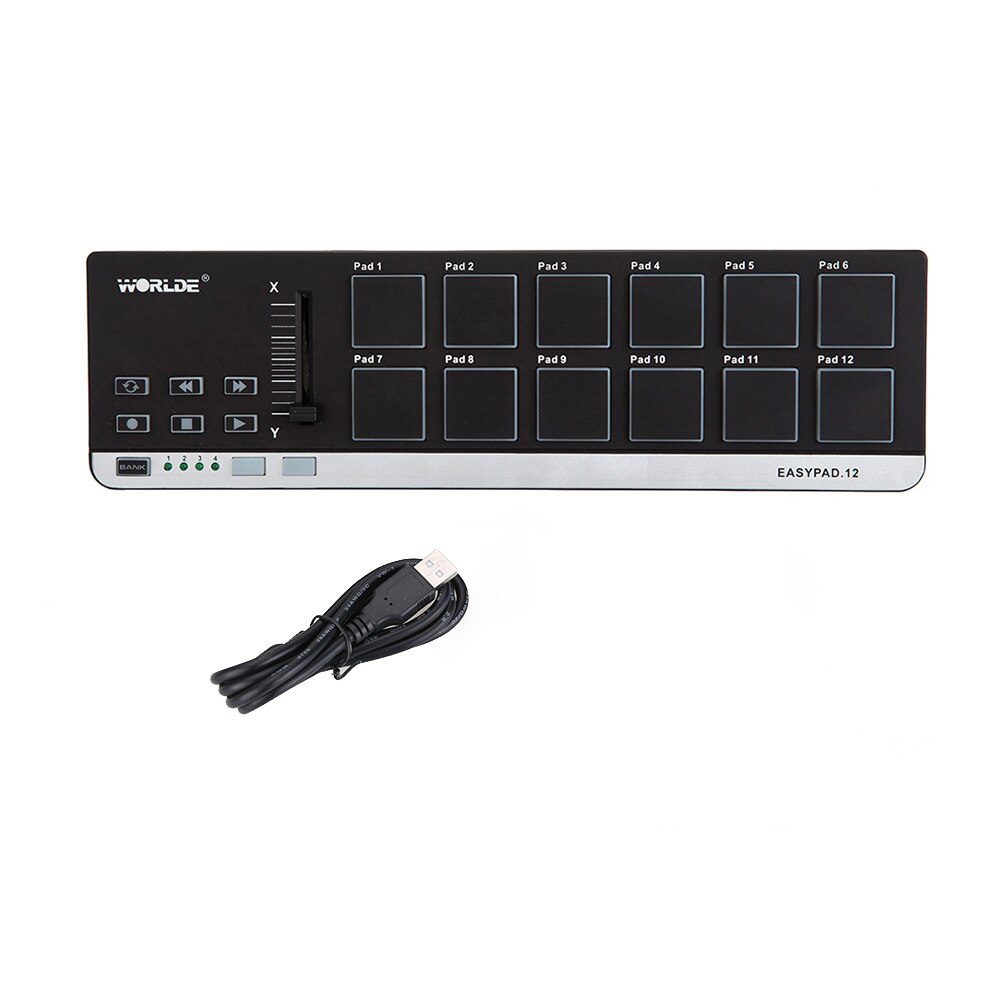 MINI 25-tasters ultrabærbar USB MIDI-tastaturkontroller