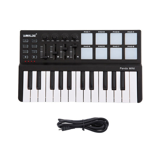 MINI 25-Key Ultra-Portable USB MIDI Keyboard Controller