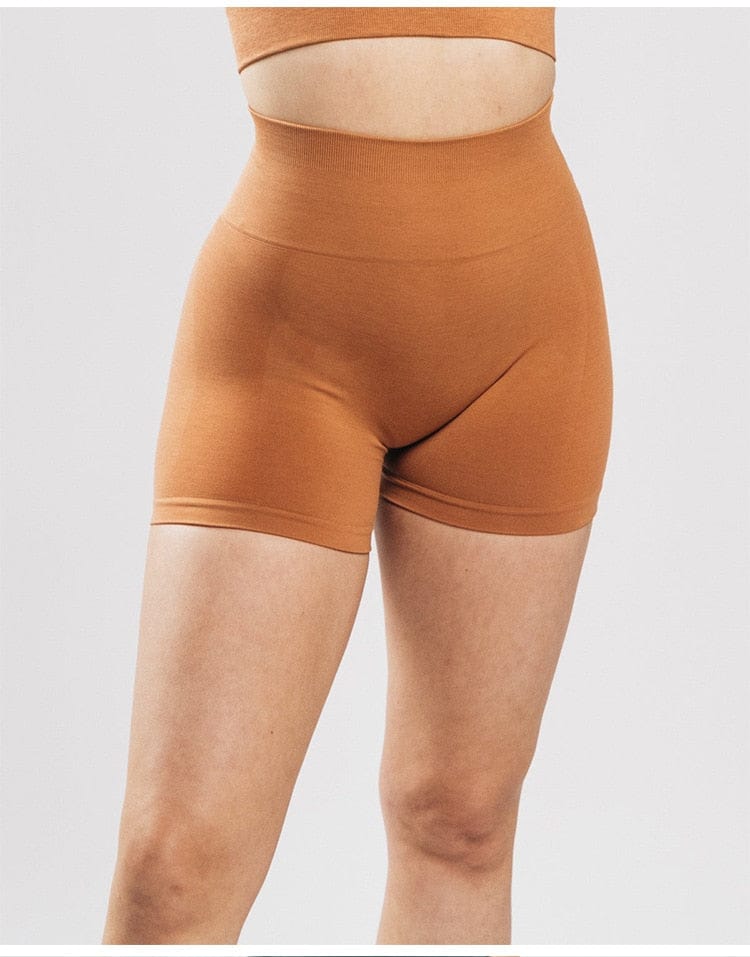 Høy midje Push Up Elastisitet Pustende Scrunch Butt Sports Shorts