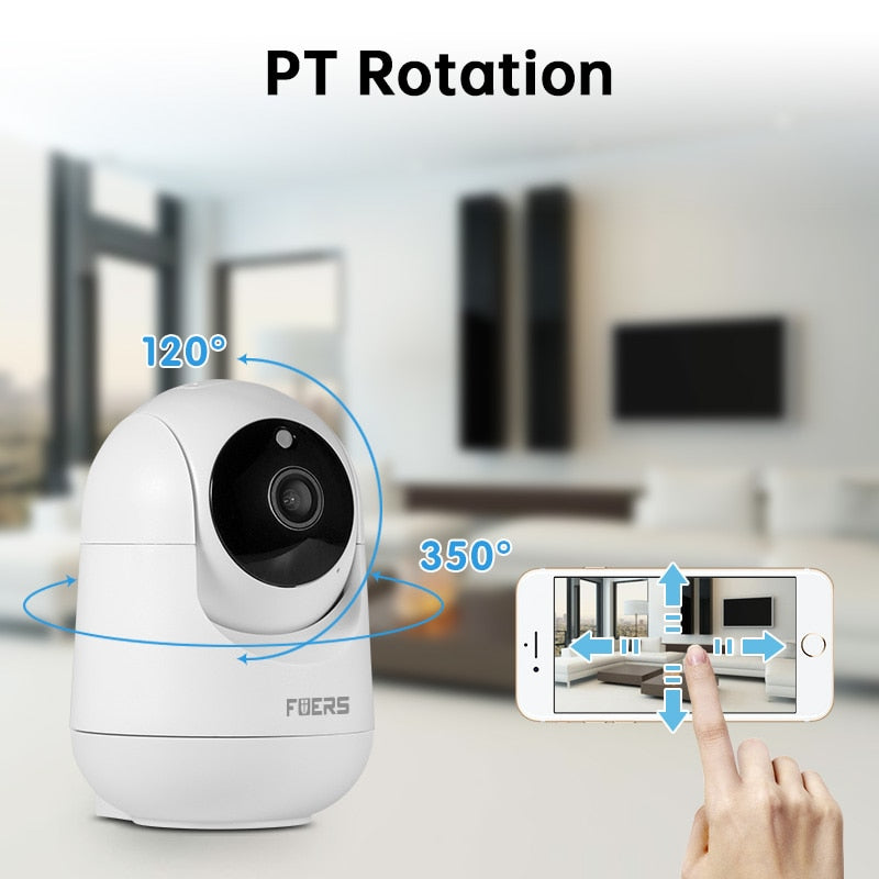 Smart Home Indoor WiFi Wireless Surveillance Camera CCTV Security Monitor