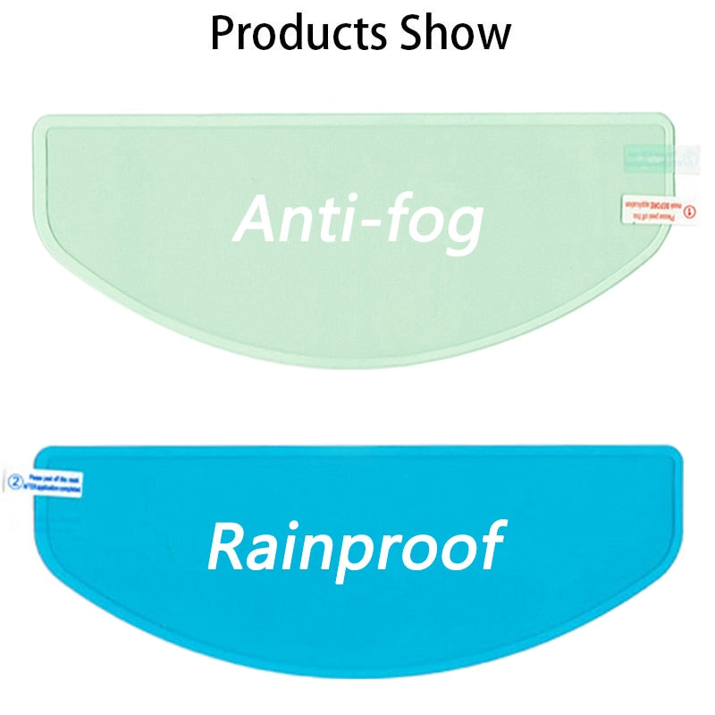 Motorsykkelhjelm Regntett antiduggfilm