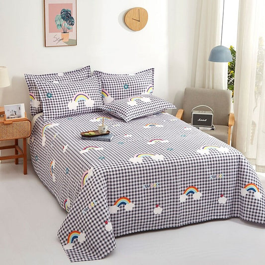 3PCS/Set Bed Sheets Pillowcase Cover