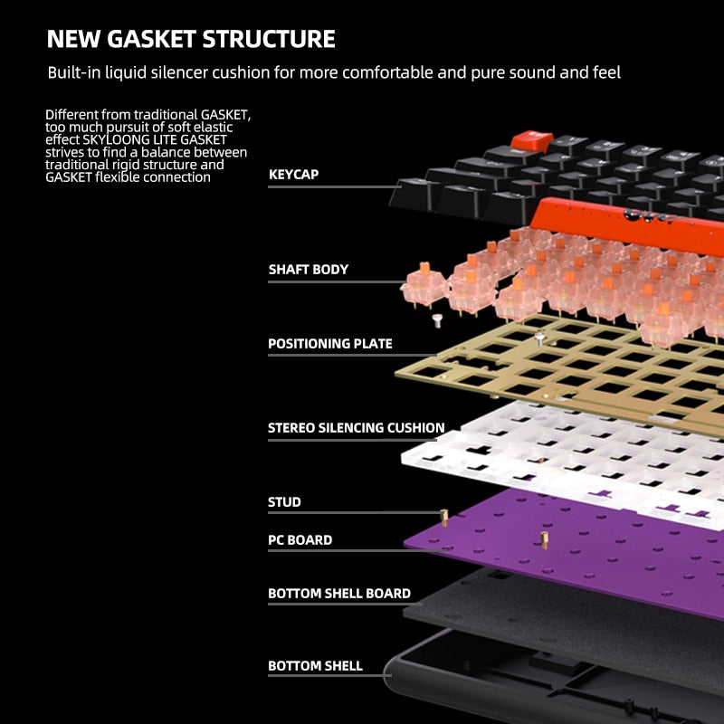 Mekaniske tastaturer - Trådløs Bluetooth RGB