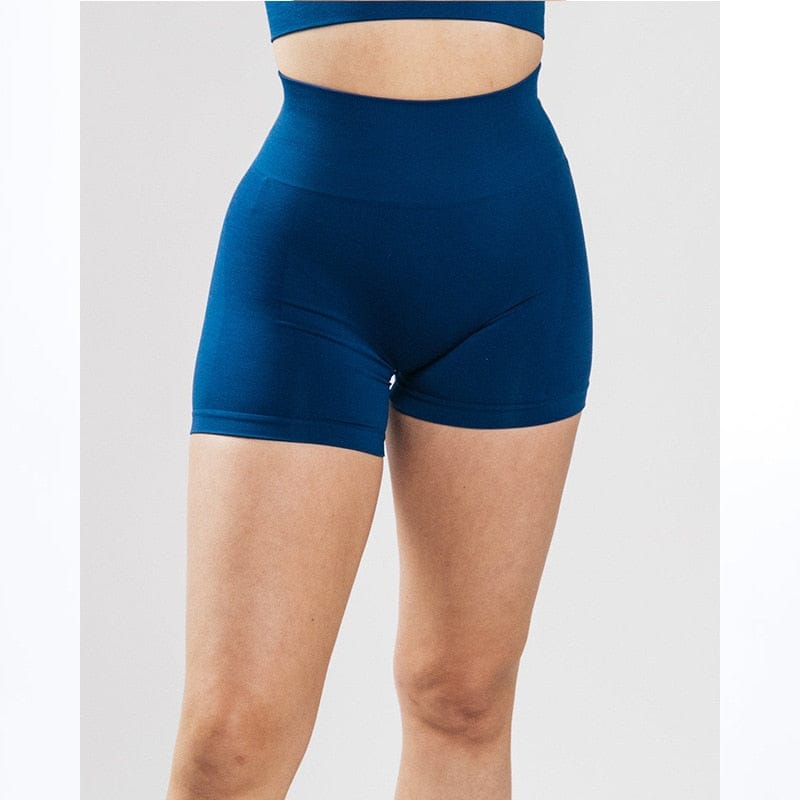 Høy midje Push Up Elastisitet Pustende Scrunch Butt Sports Shorts