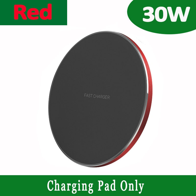 30W Fast Wireless Charger Pad