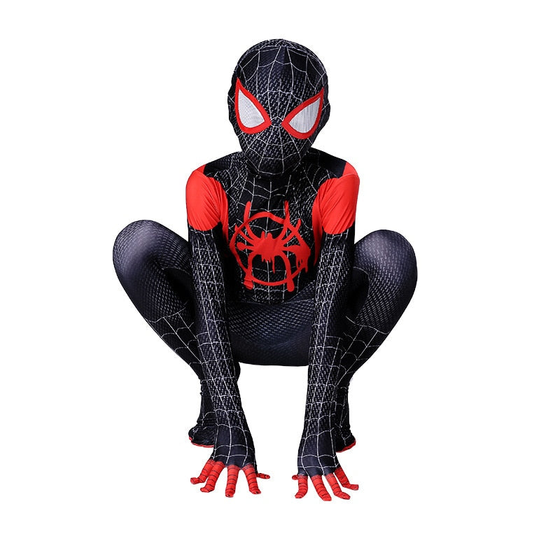 Spiderman Cosplay kostymedress for barn