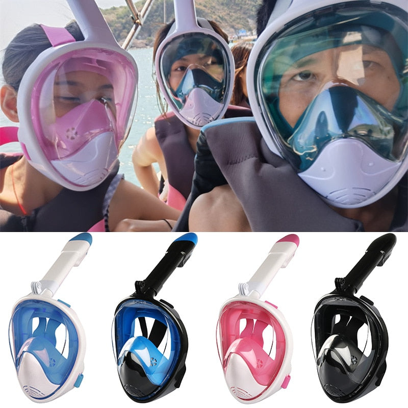 Underwater Scuba Anti Fog Full Face Diving Mask Snorkeling