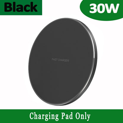 30W Fast Wireless Charger Pad