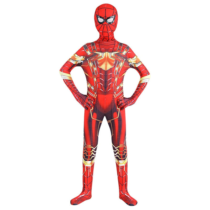 Spiderman Cosplay kostymedress for barn