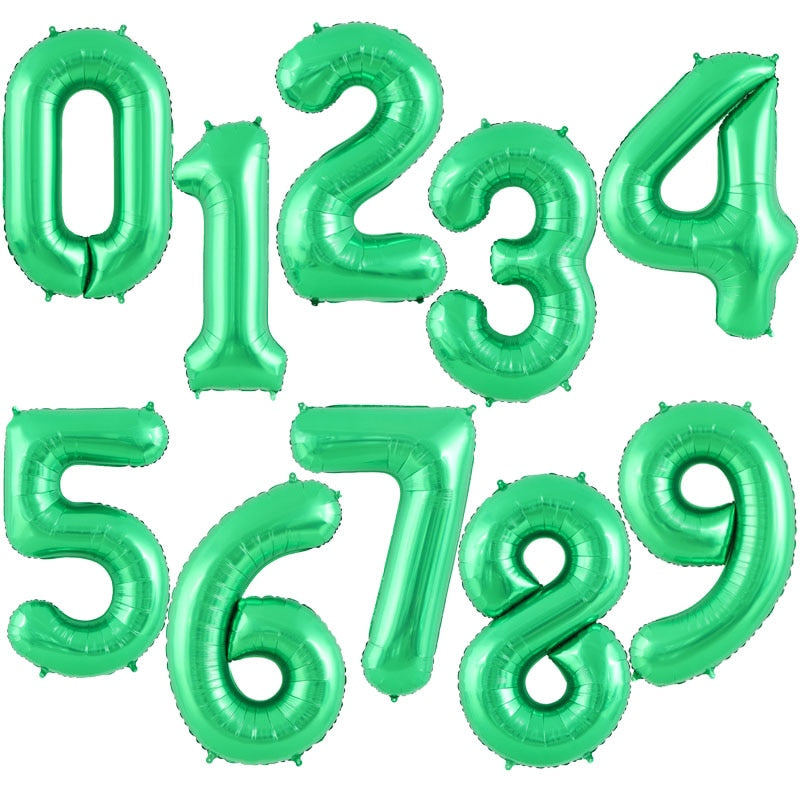 40Inch Birthday Balloons Helium Numbers