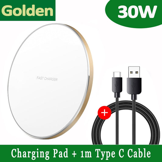 30W Fast Wireless Charger Pad