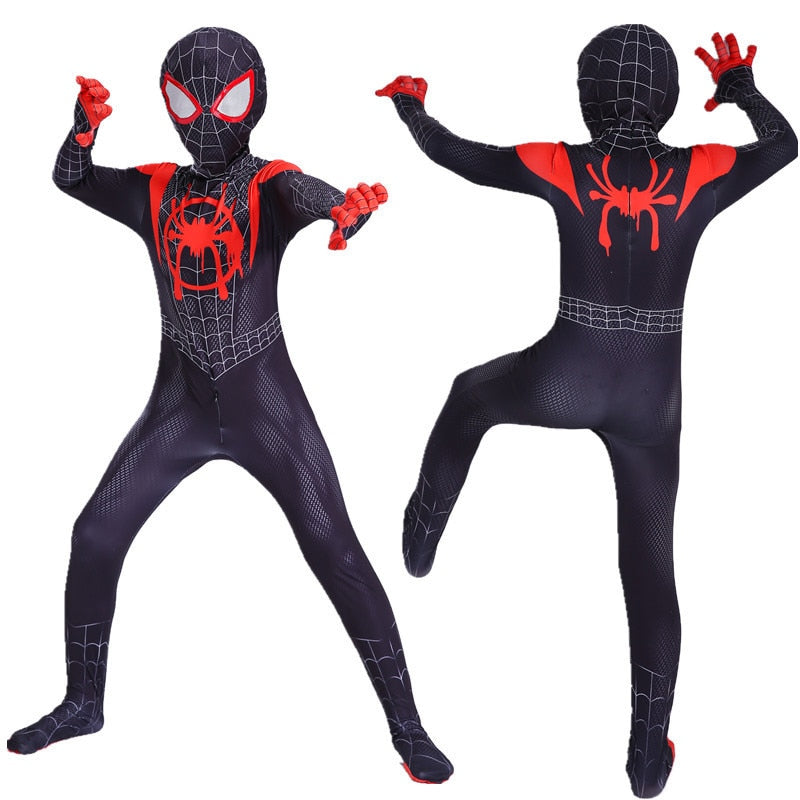 Spiderman Cosplay kostymedress for barn