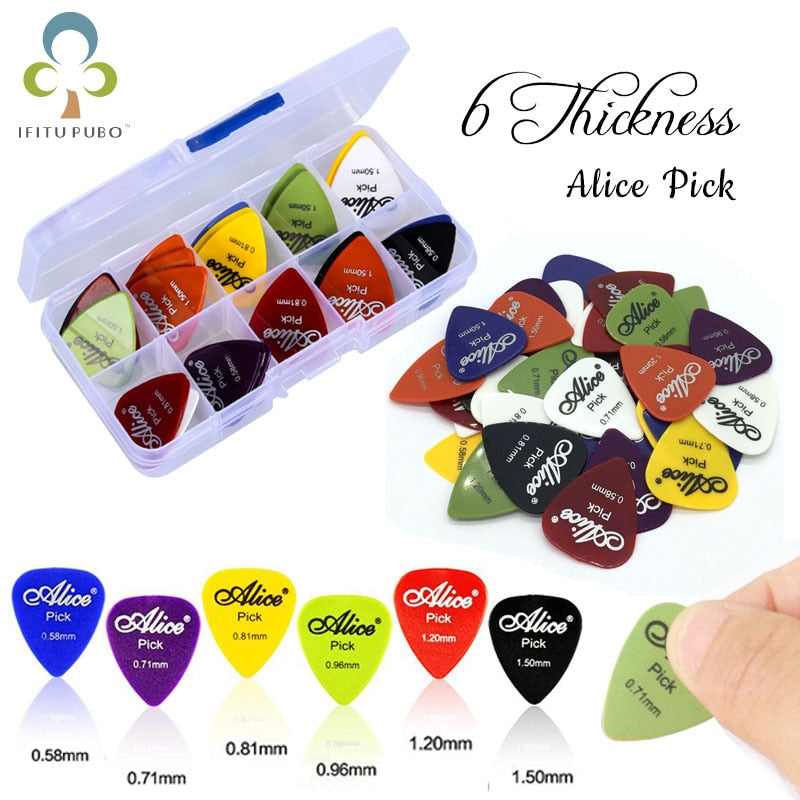 50Pcs/Set Guitar Pick Plectrum