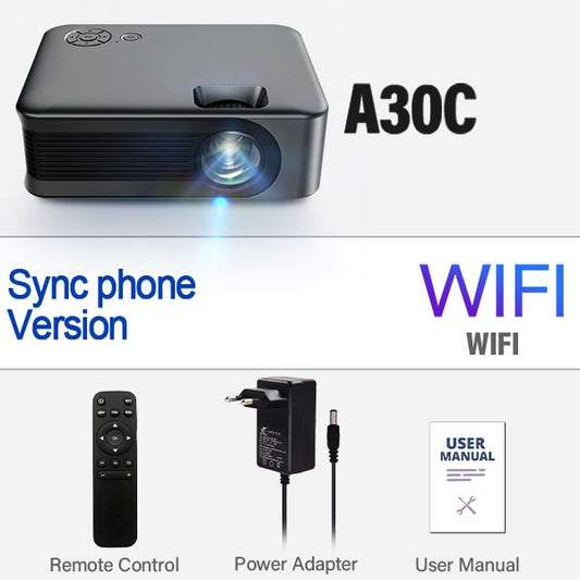 MINI Projector Portable Home Theater Cinema Phone Beamer LED